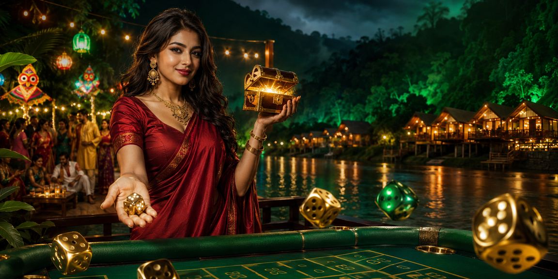 বান্দরবানে পহেলা বৈশাখে ডাইস গেম ও জ্যাকপট উৎসব খেলার দৃশ্য