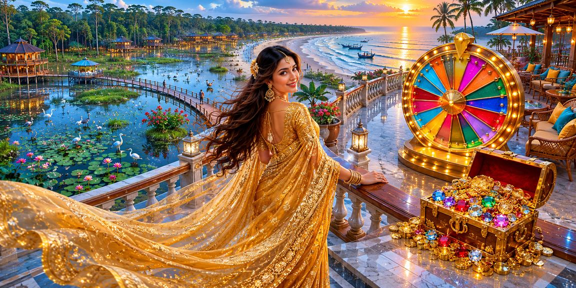 গাজীপুরে মোবাইলে লাকি ড্র গেম খেলছেন একজন খেলোয়াড়